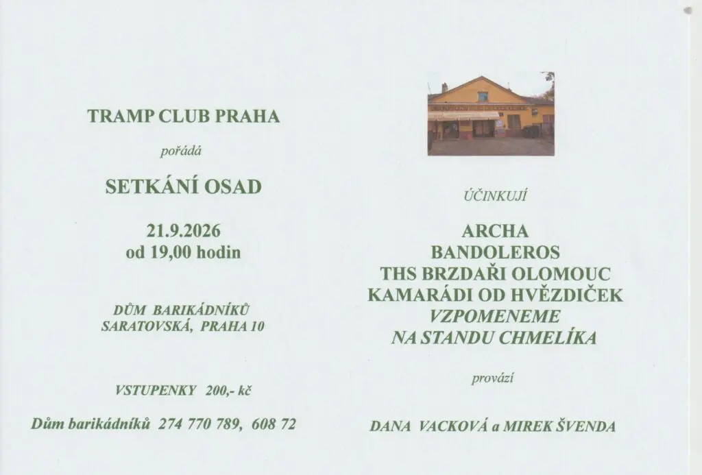Setkání osad na Barče — KD Barikádníků, Praha