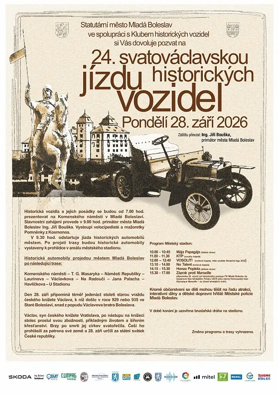 St. Wenceslas Historic Vehicle Rally — House of Culture, Mladá Boleslav