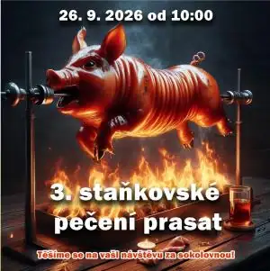 3. staňkovské pečení prasat