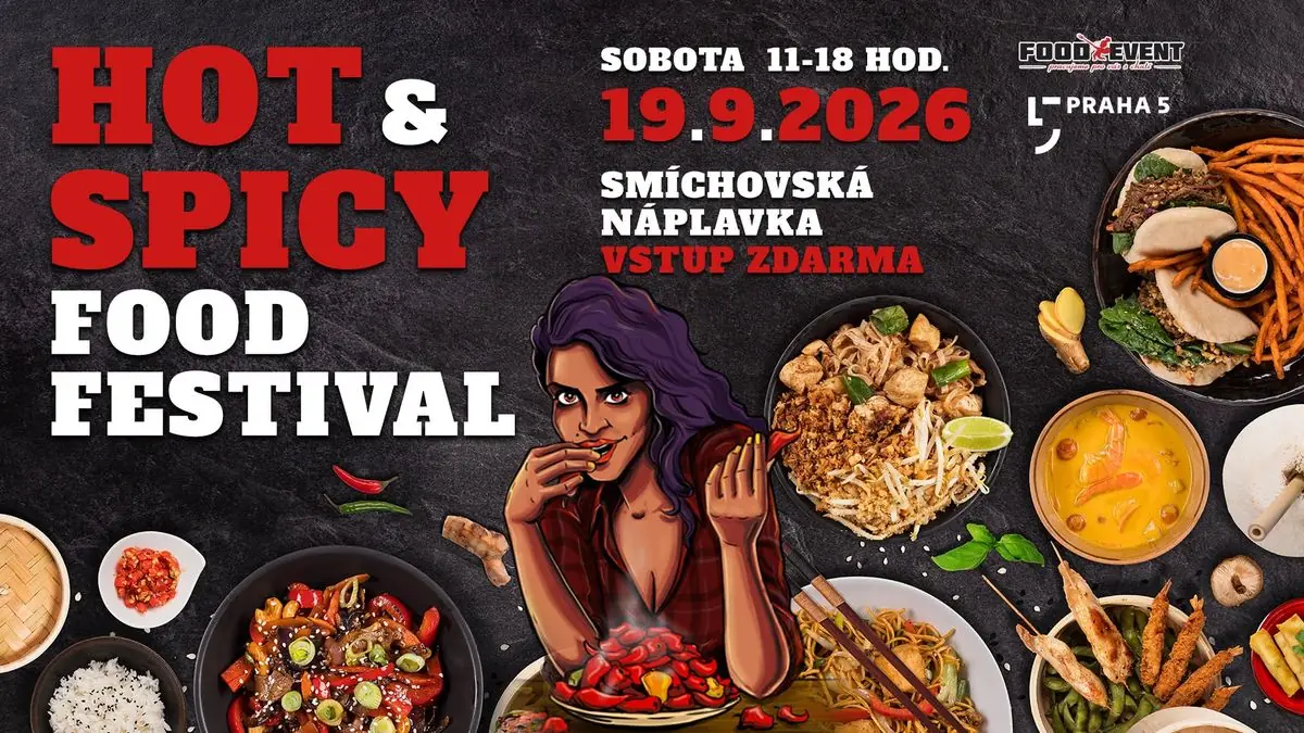 HOT and SPICY food festival 2026 — Smíchovská Náplavka, Prague