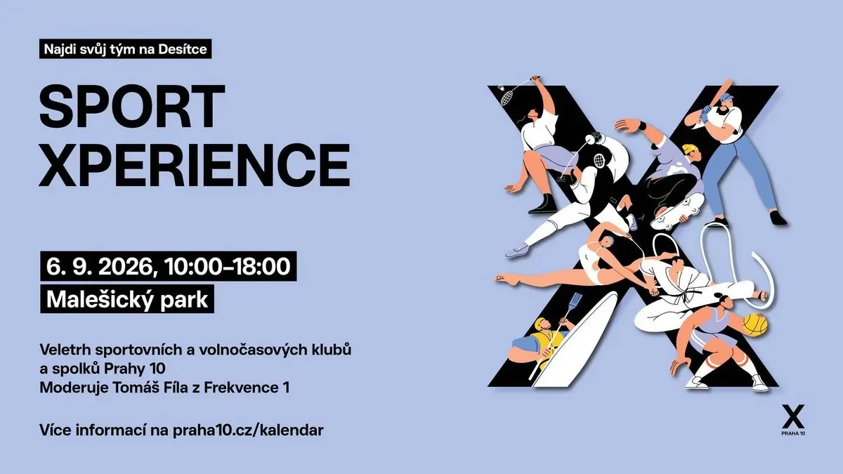 SportXperience 2026 – najdi svůj tým na Desítce — Malešický park, Praha