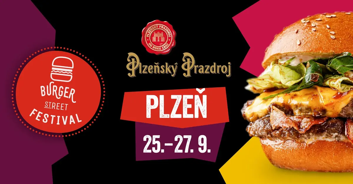 Burger Street Festival — Pivovar Plzeňský Prazdroj, Pilsen