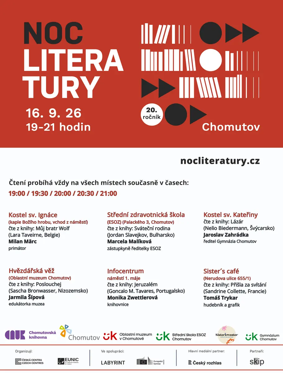 Noc literatury — Kostel sv. Ignáce, Chomutov