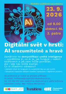 Mediální vzdělávání pro seniory - Digitální svět v hrsti