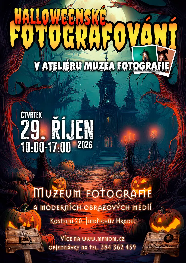 HALLOWEENSKÉ FOTOGRAFOVÁNÍ — Muzeum fotografie a moderních obrazových médií, Jindřichův Hradec