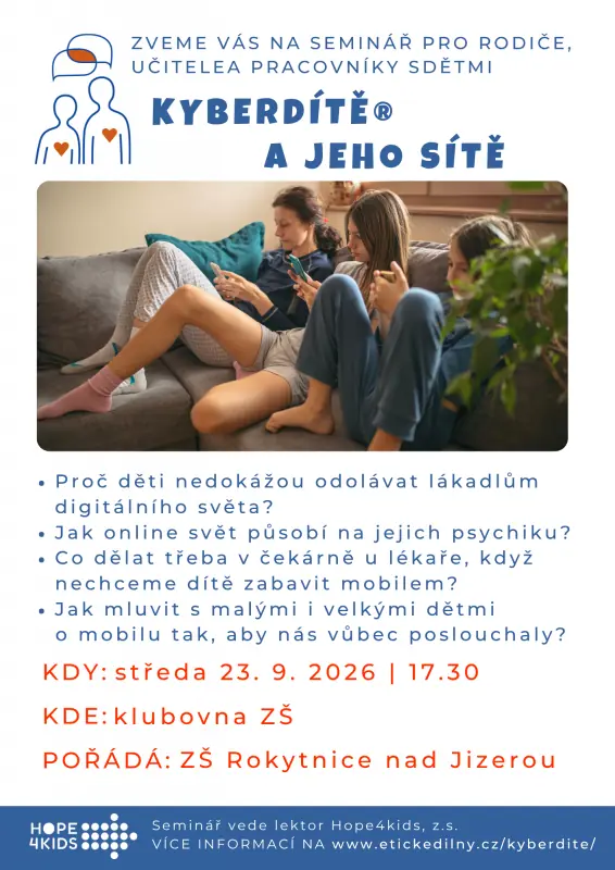 Cybersecurity and Its Networks - Seminar — Městské informační centrum, Rokytnice nad Jizerou