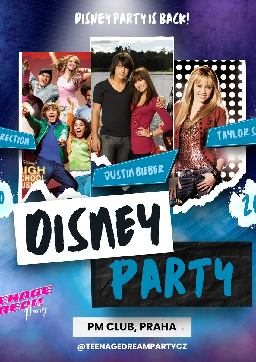 Teenage Dream Party (DISNEY) - Praha — PM Club, Praha