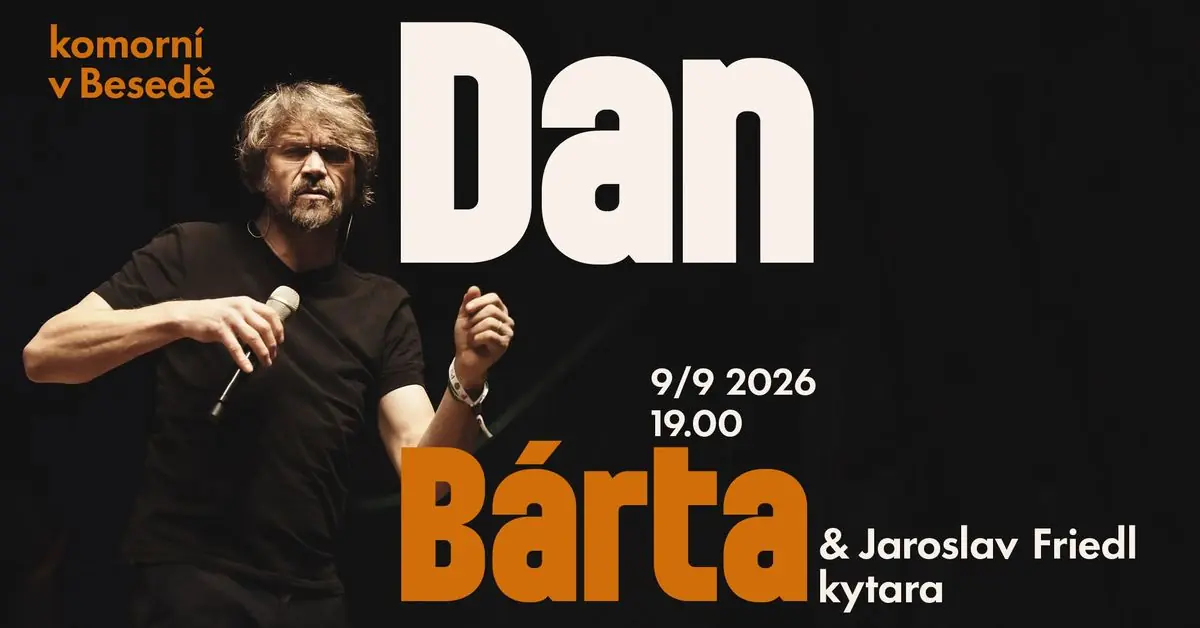 Dan Bárta & Jaroslav Friedl in the Beseda Garden / weather permitting — Beseda, Prague