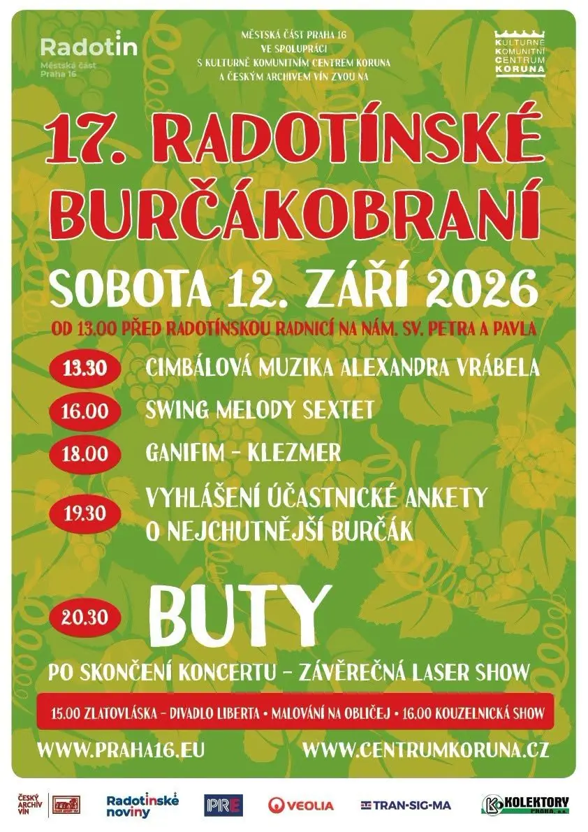 Radotínské burčákobraní 2026 — Praha