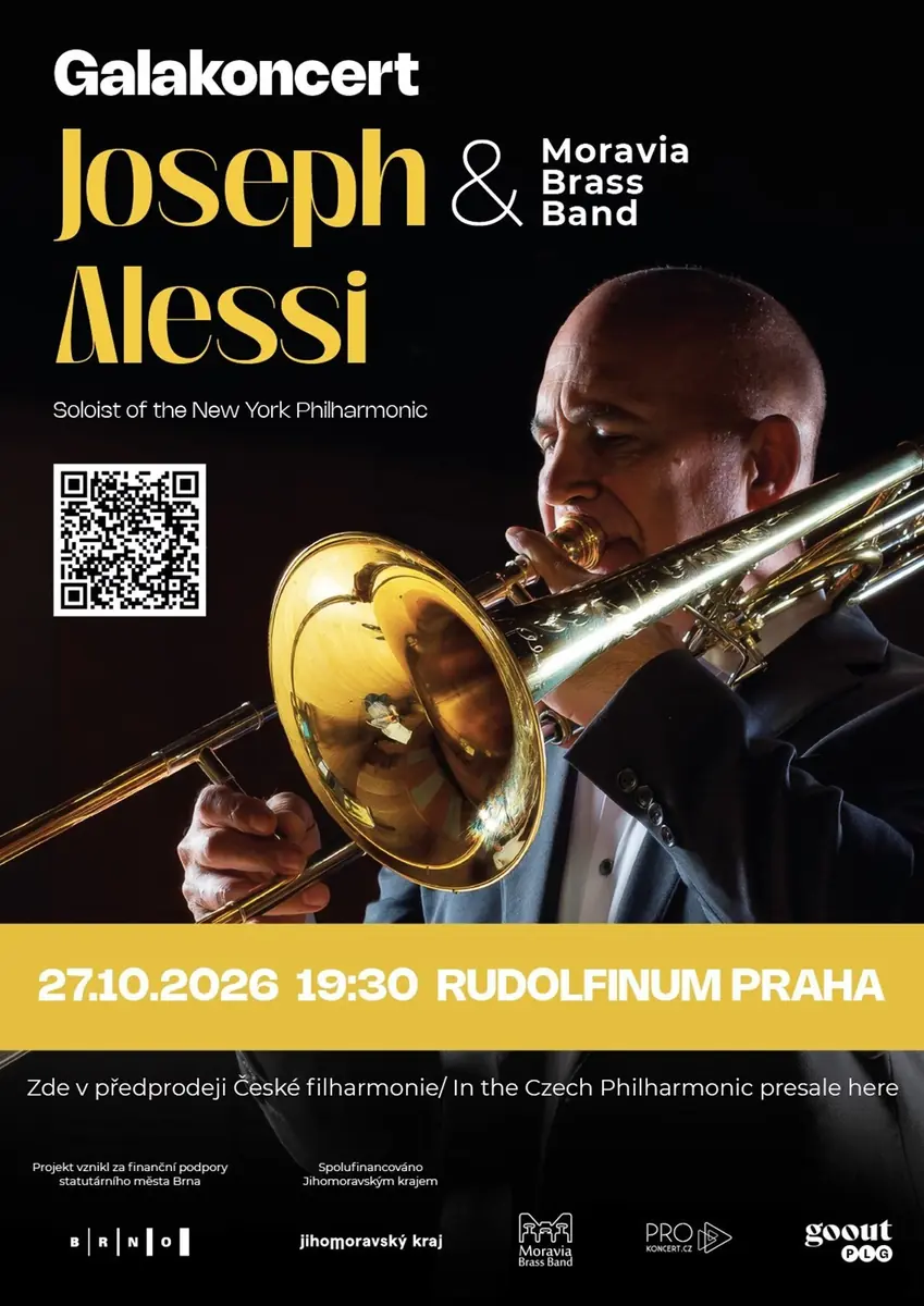 Галаконцерт: Moravia Brass Band & Joseph Alessi — Rudolfinum, Прага