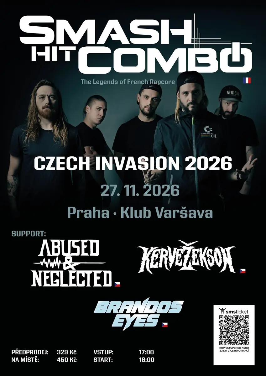 SMASH HIT COMBO (FR) - RAPCORE INVASION 2026  - Praha — Klub Varšava, Praha
