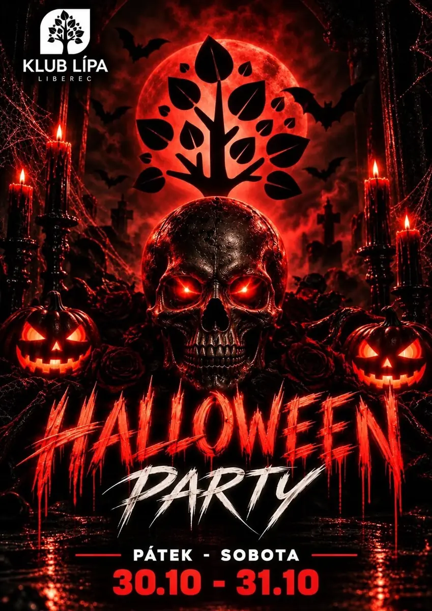 Halloween im Klub Lípa Liberec — Klub Lípa, Reichenberg
