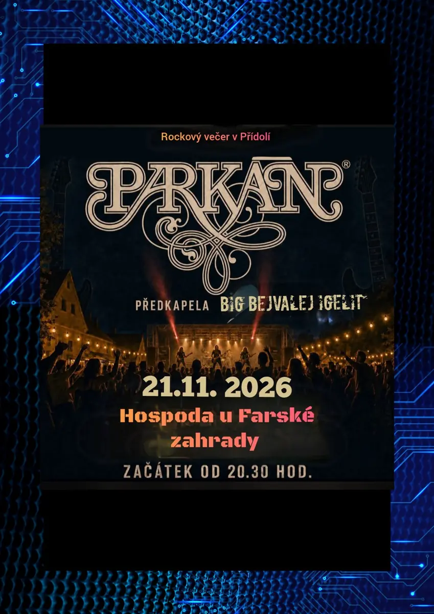 Parkán - Concert at Hospoda u Farské zahrady — Hospoda u Farské zahrady, Český Krumlov