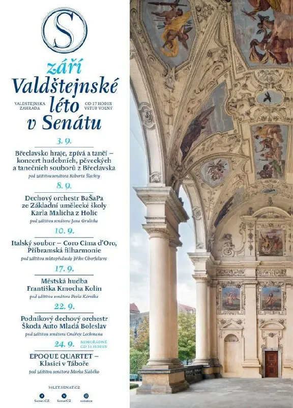 Valdštejnské léto — Valdštějnská zahrada, Praha