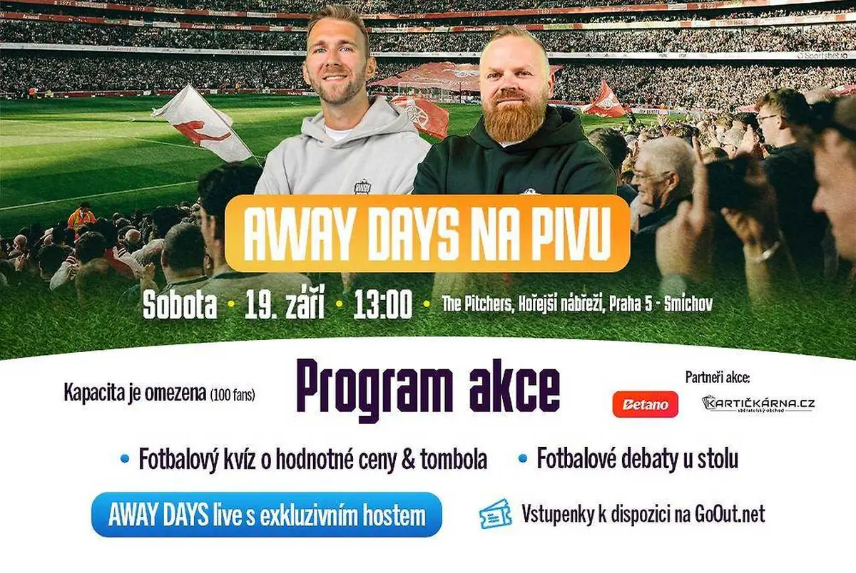 AWAY DAYS na pivu — The Pitchers, Praha
