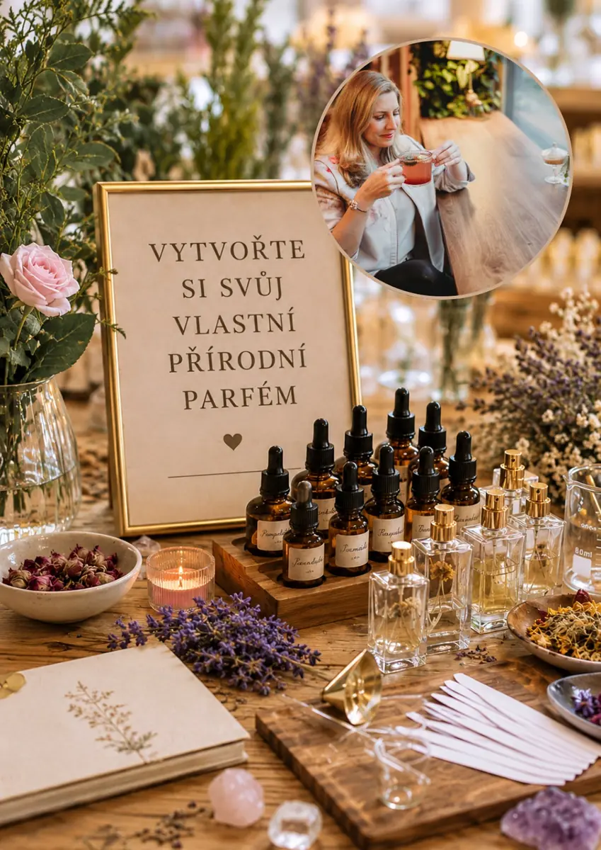 Zážitkový workshop výroby přírodního parfému — Studio Radost, Praha
