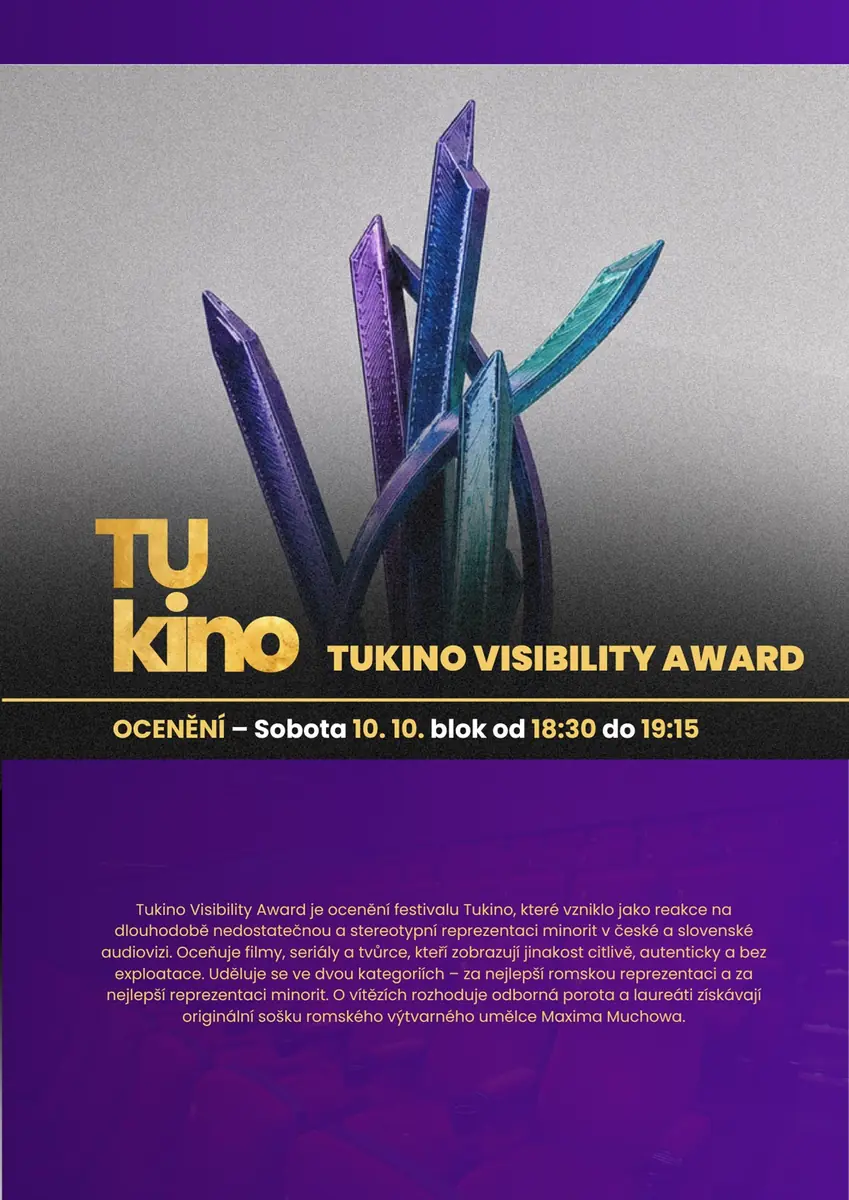 Tukino 2026 / PŘEDÁNÍ ocenění TUKINO VISIBILITY AWARD — Cinema City, Brno