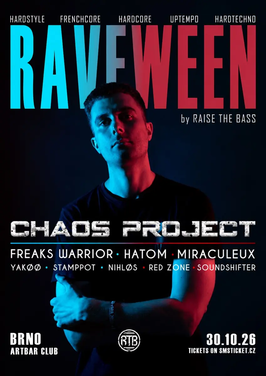 Chaos Project @ RAVEWEEN | Harder Styles Rave — ARTBAR, Brno