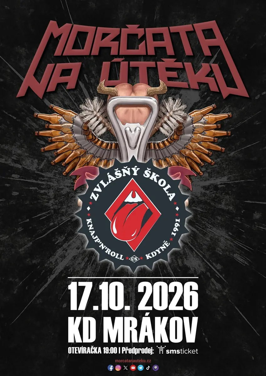 Morčata na útěku, Zvlášňý škola in Mrákov — Kulturní Dům, Mrákov