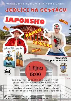 Jedlíci na cestách: Uhříněveské muzeum se vydá na gastronomickou pouť do Japonska — Muzeum Uhříněves, Praha