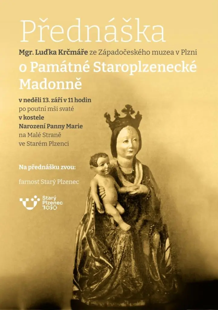 Přednáška o Památné Staroplzenecké Madonně — Město Starý Plzenec, Starý Plzenec