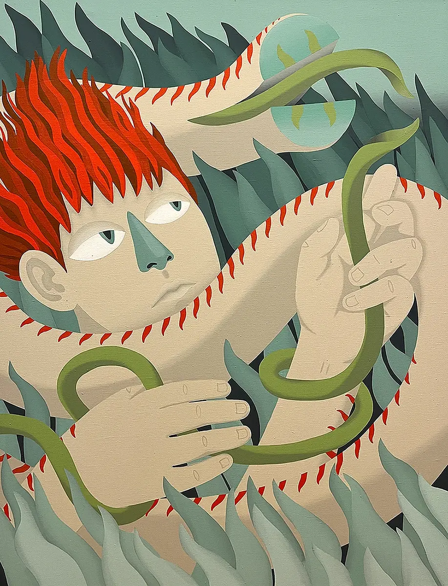 Petr Veselý - Za sloupem — Galerie Petr Novotný, Prag