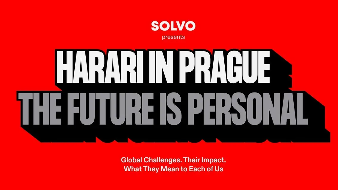 Harari v Praze. Budoucnost je osobní — Forum Karlín, Praha