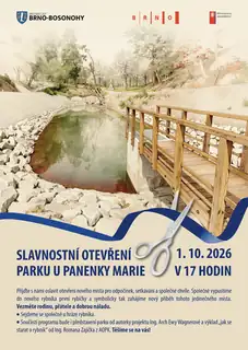 Slavnostní otevření Parku u Panenky Marie