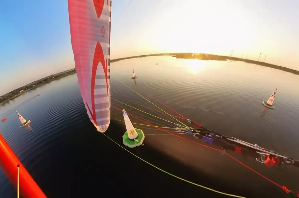 Paramotor Slalom Competition over Boleva Pond in Plzen — PGPlzen.cz, Plzeň 1