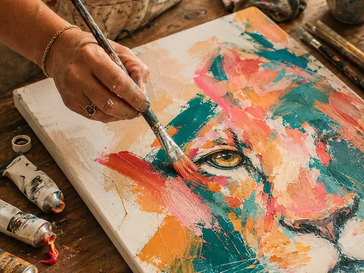 The Beast Within - Acrylic Painting Workshop — Stará radnice Ostrov, Ostrov