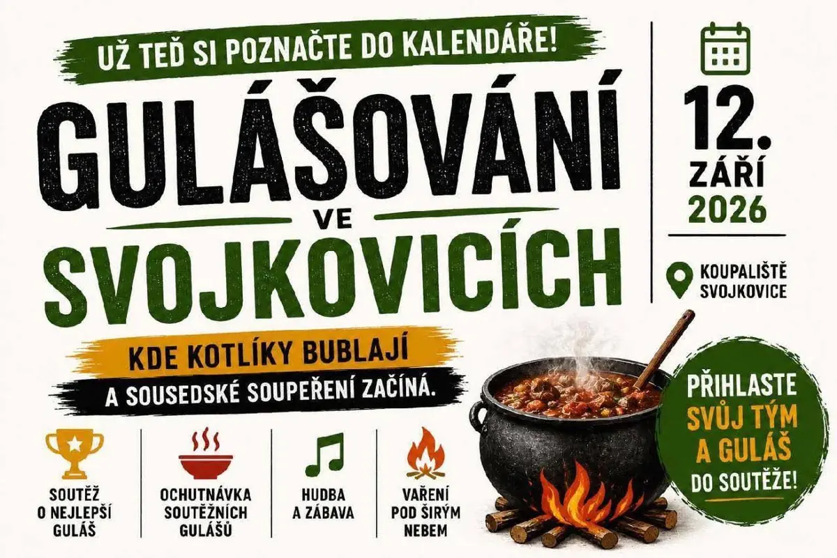 Gulášování ve Svojkovicích — Koupaliště Svojkovice, Rokycany