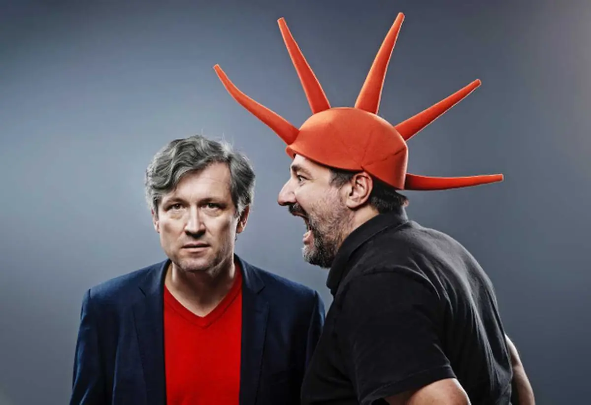 Bohumil Pečinka & Petros Michopulos: Kecy a politika – live — Rock Café, Praha