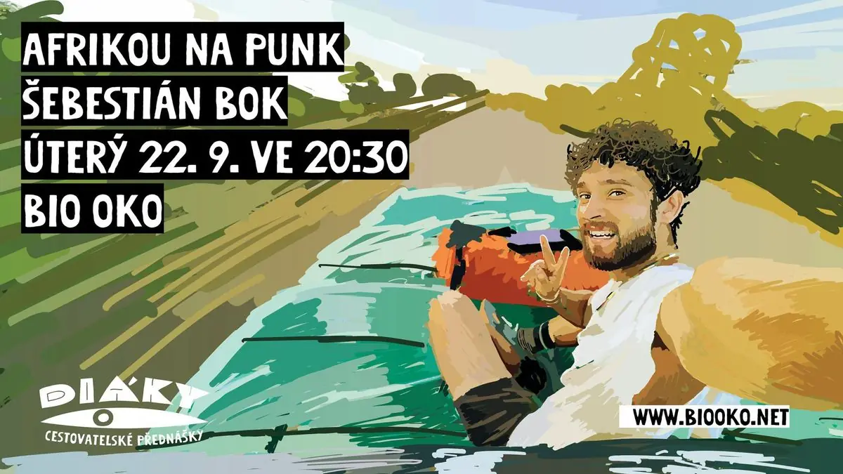 Afrikou na punk - Šebestián Bok | Diáky — Bio Oko, Praha