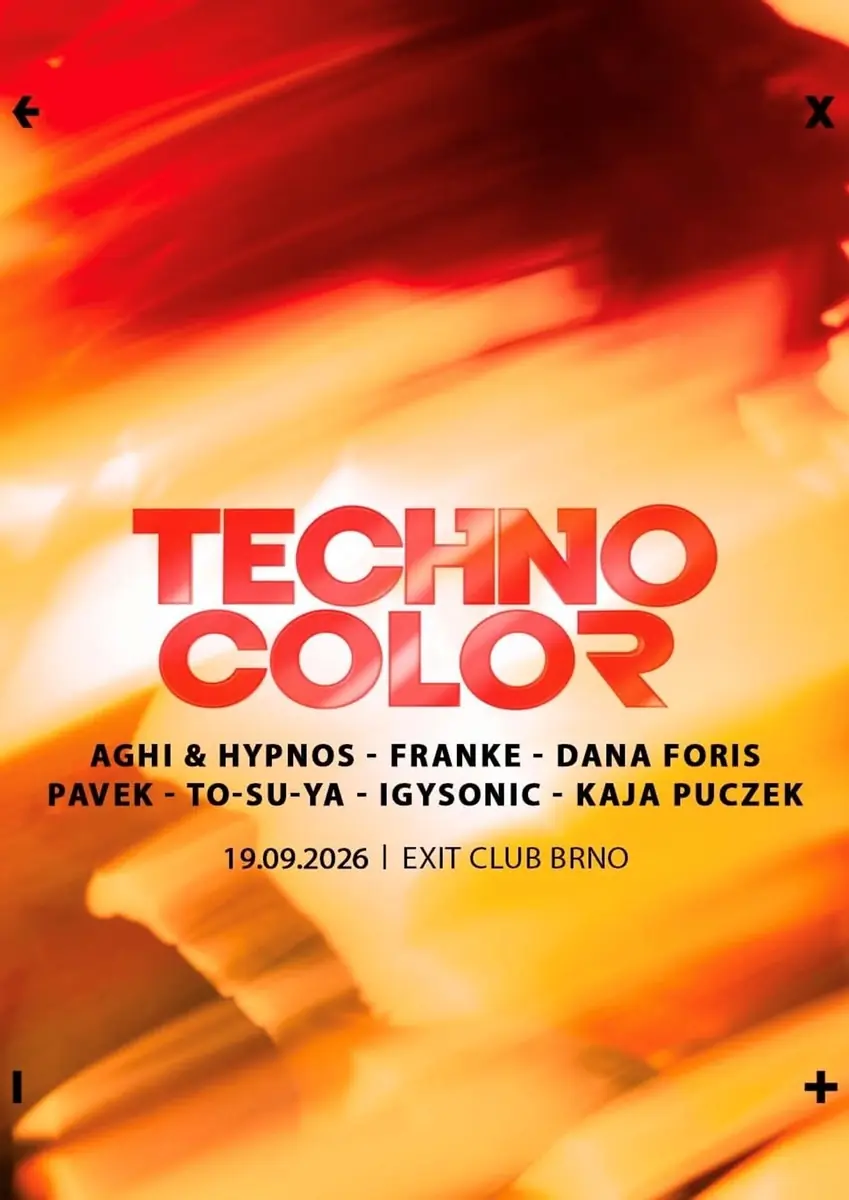 TECHNOCOLOR MOVES TO EXIT — Exit Club, Brno