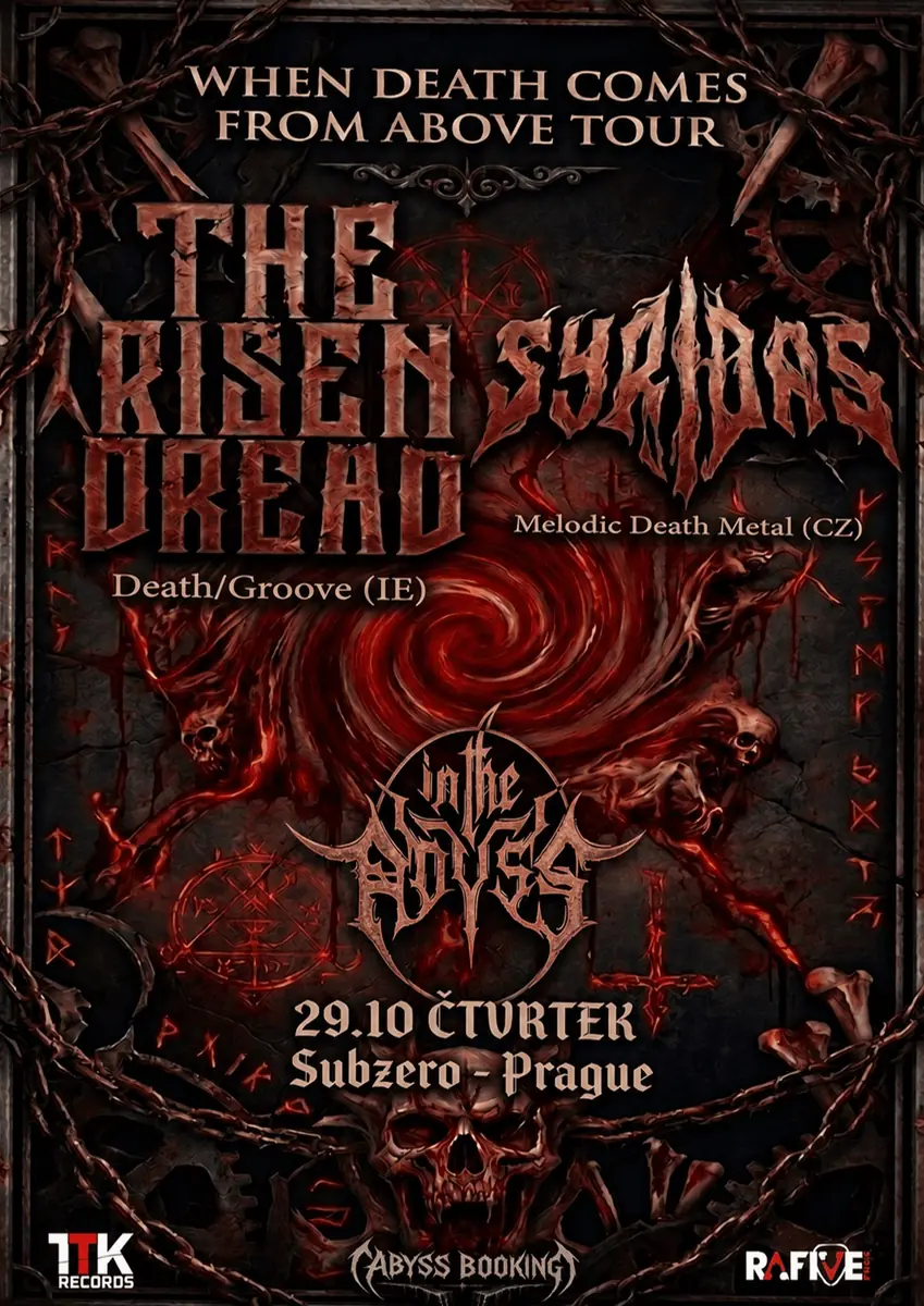 When Death Comes From Above Tour 2026 | Прага — Subzero Prague, Прага