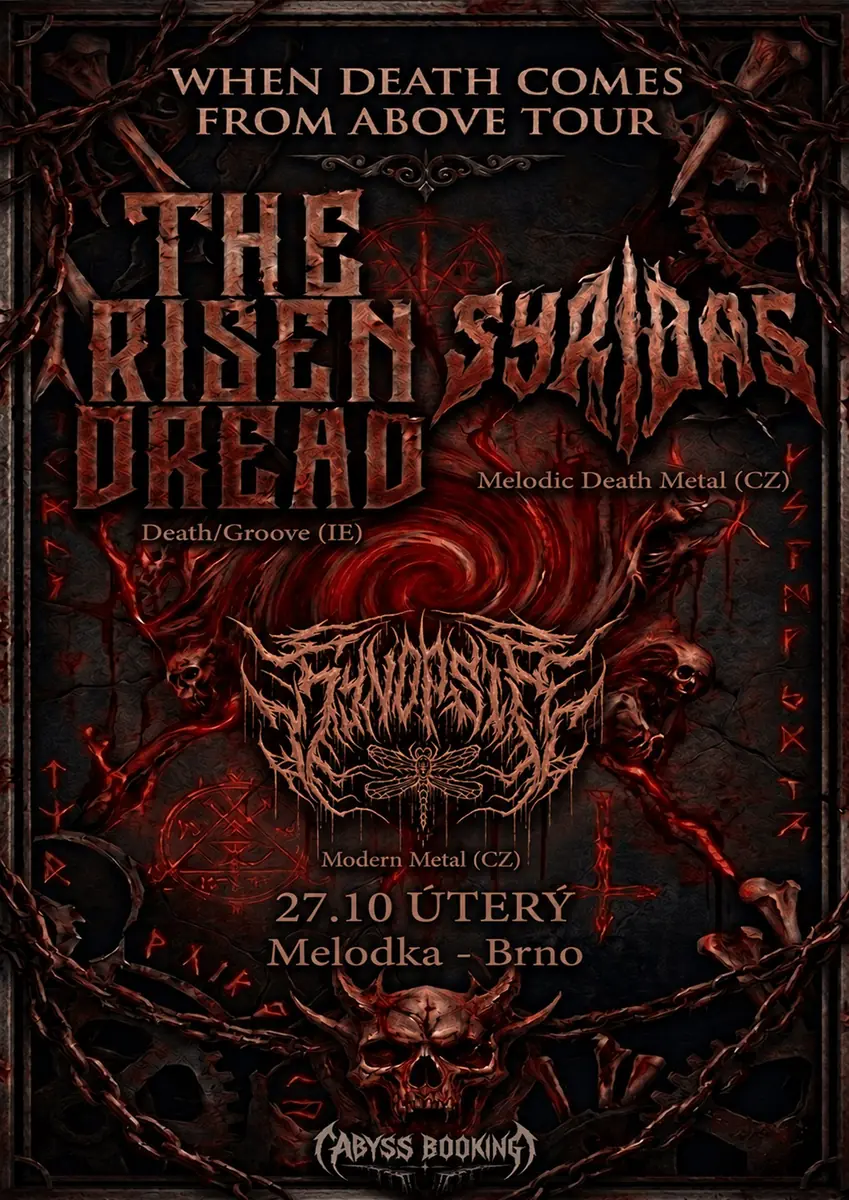 When Death Comes From Above Tour 2026 | Brno — Melodka na Střeláku, Brno