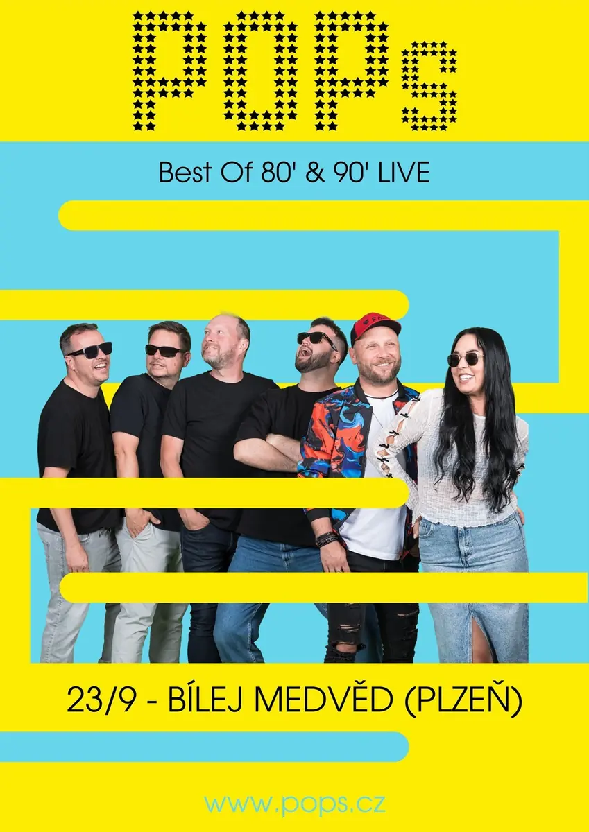 POPs u Medvěda - Best Of 80' & 90' — Bílej Medvěd, Plzeň