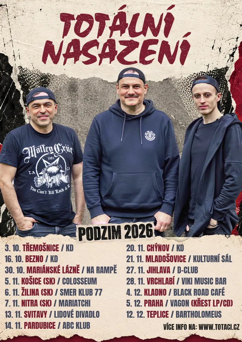 Totální nasazení and Bratislavské Dievčatá (SK) - Kladno — Black Road Cafe, Kladno