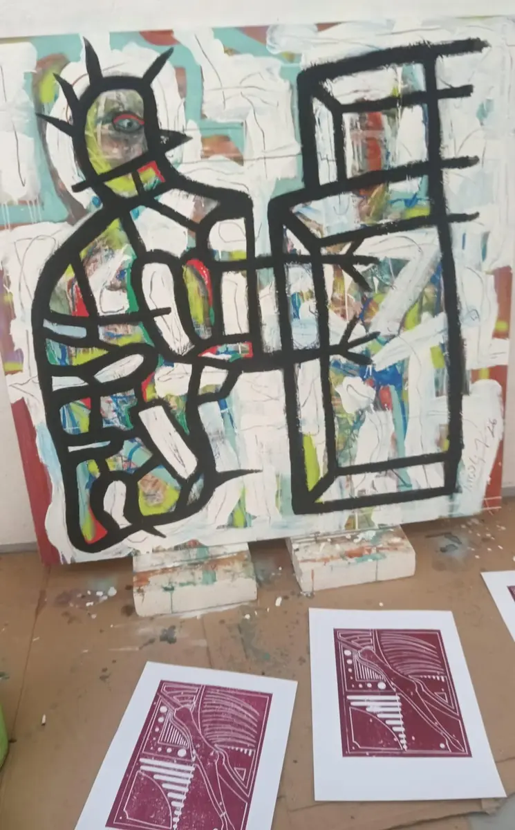 Laco Garaj - Painting Exhibition Opening — Prague