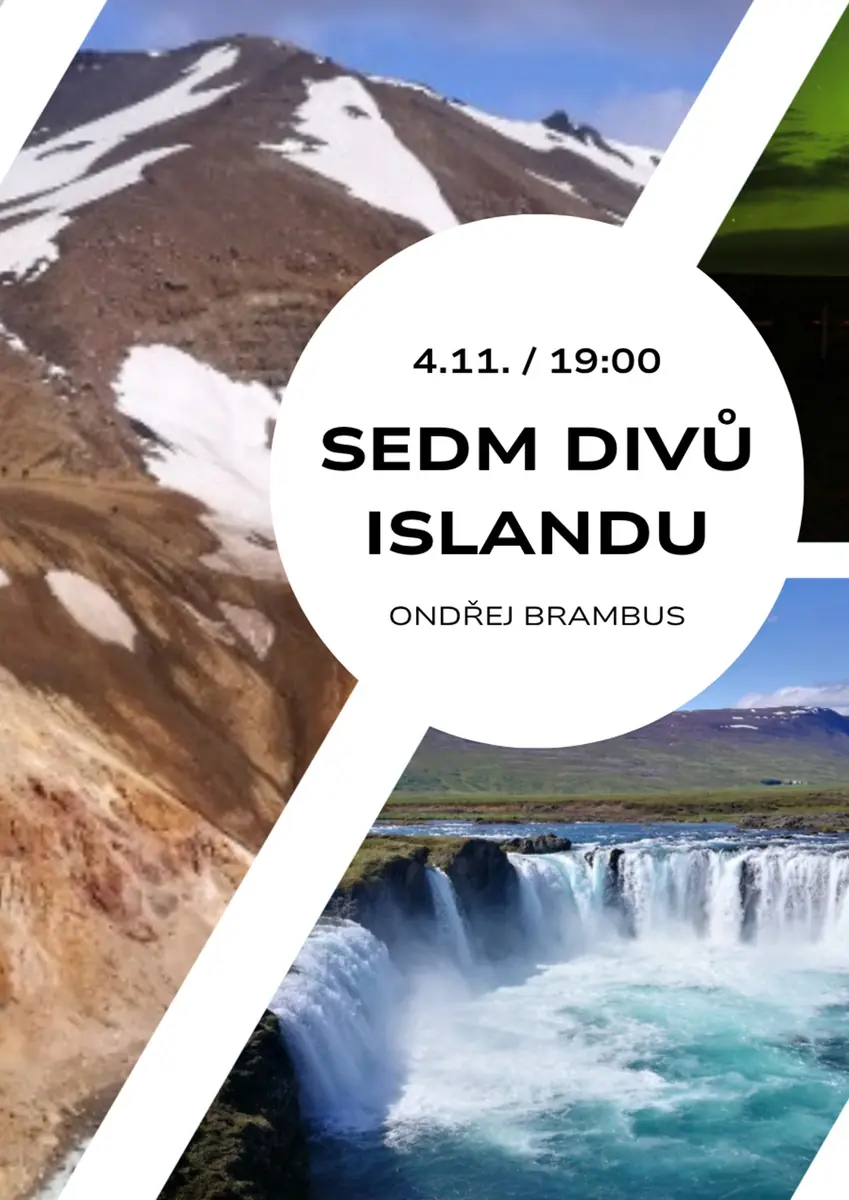 Sedm divů Islandu — Klub cestovatelů, Brno
