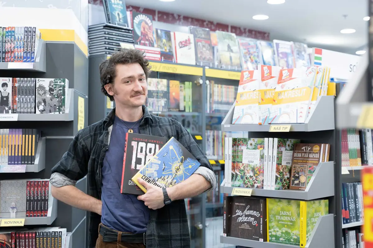 Komiks: 1 scéna, 1 strana — Holešovická tržnice, Praha