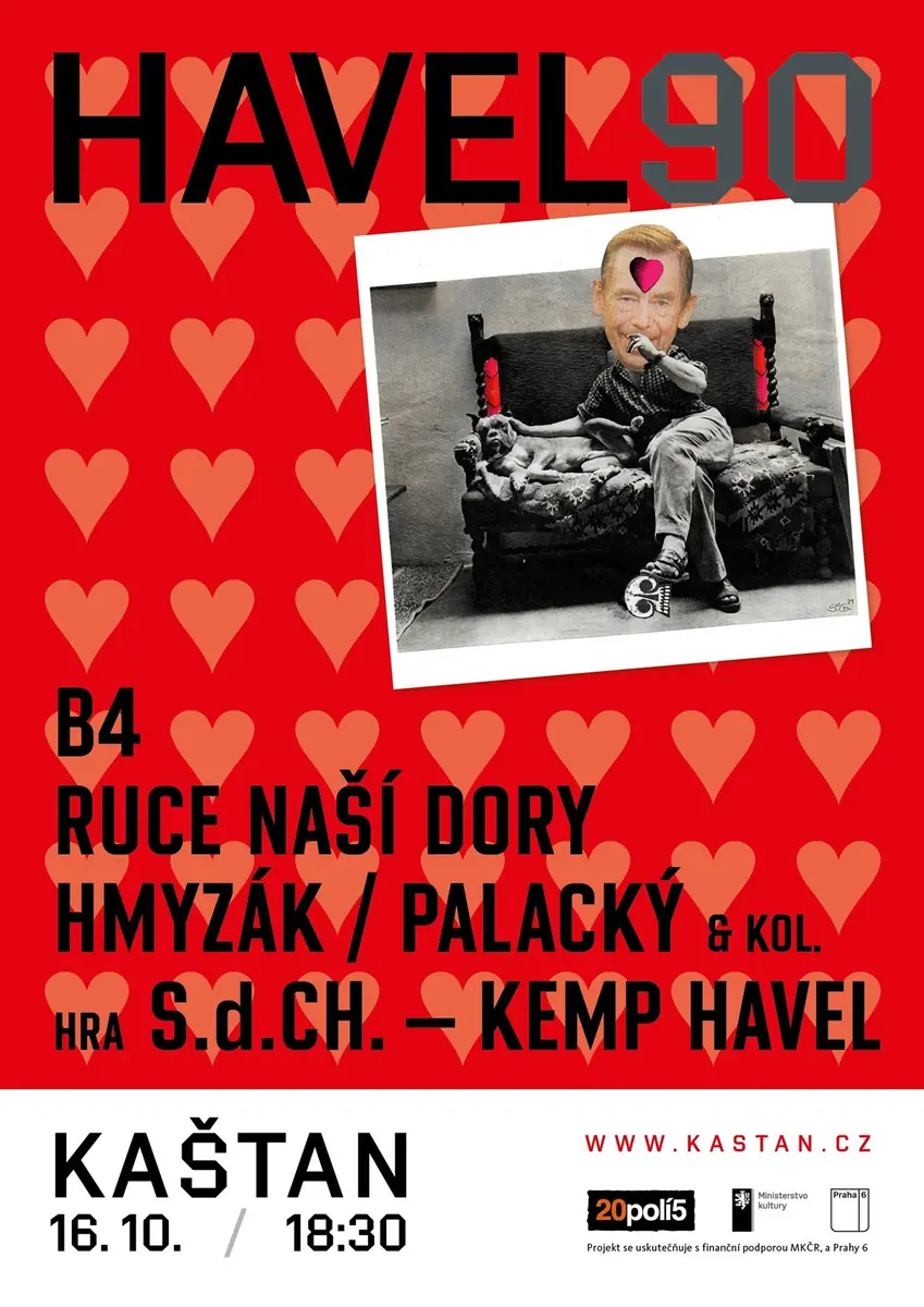 Havel 90 - B4, Ruce naší Dory aj. — Kaštan - Scéna Unijazzu, Praha