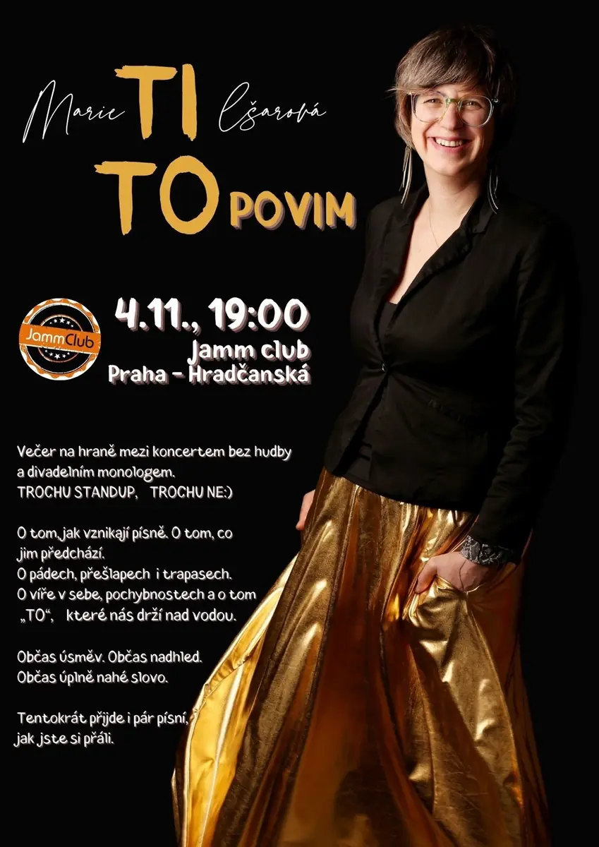 TI TO POVIM - Marie Tilšarová - A Bit of Stand-up, A Bit Not — Jamm Club, Prague