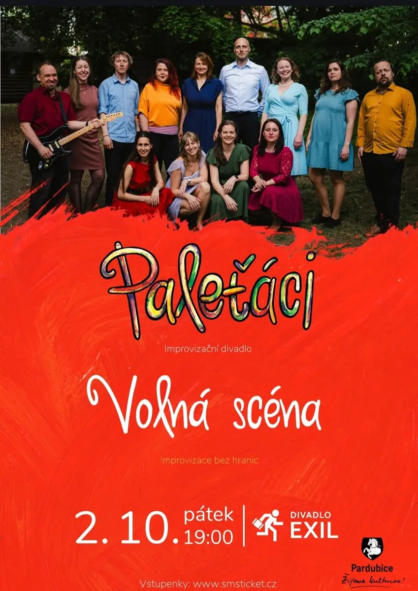 Paleťáci: Open Stage — Exil Theatre (Machoňova pasáž), Pardubice