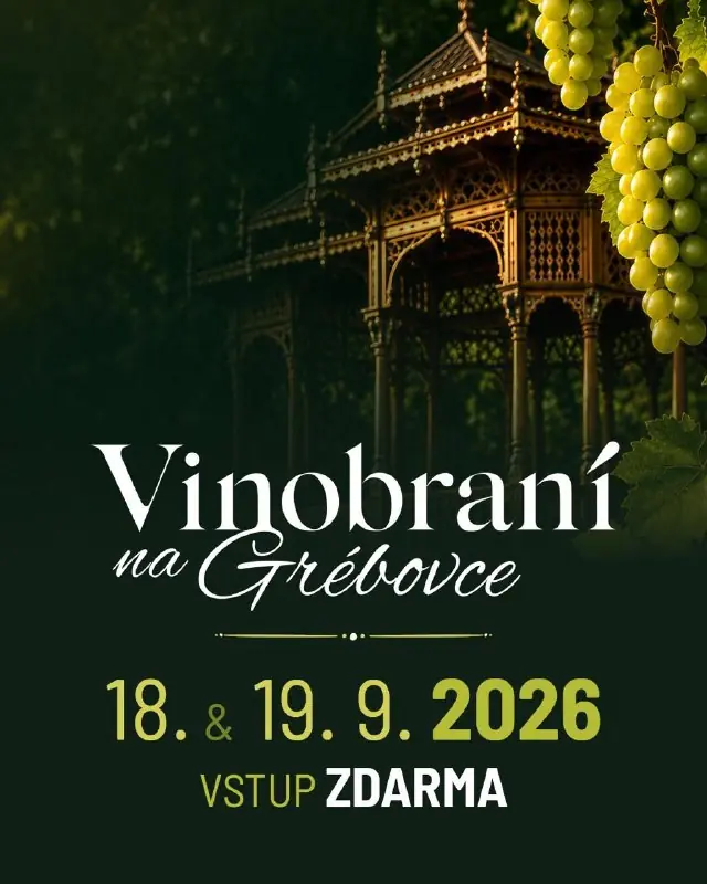 Vinobraní na Grébovce — Havlíčkovy sady - altán, Prag