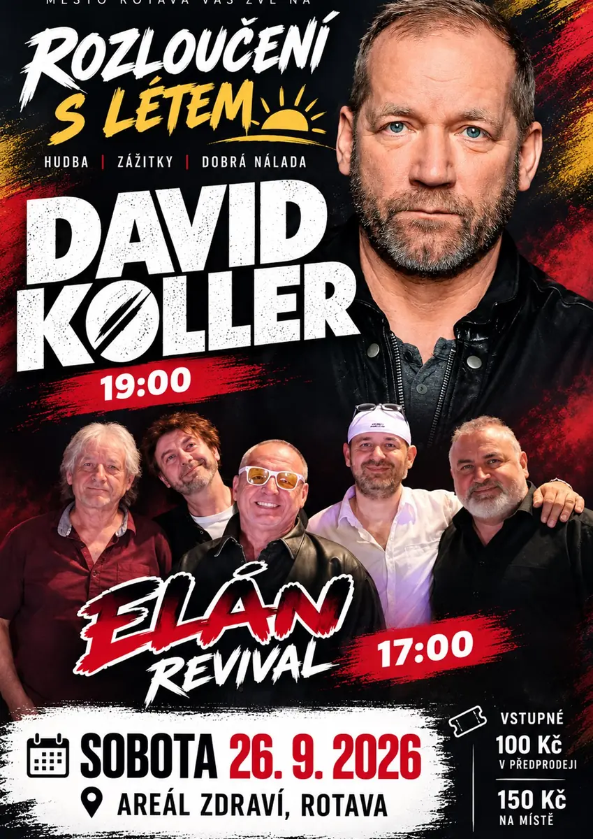 David Koller & Elán Revival - Summer Farewell in Rotava — Areál zdraví, Rotava