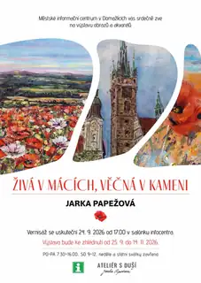 Vernisáž výstavy Živá v mácích, věčná v kameni
