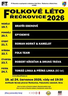 Bratři Ebenové - Folkfest Řečkovice 2026