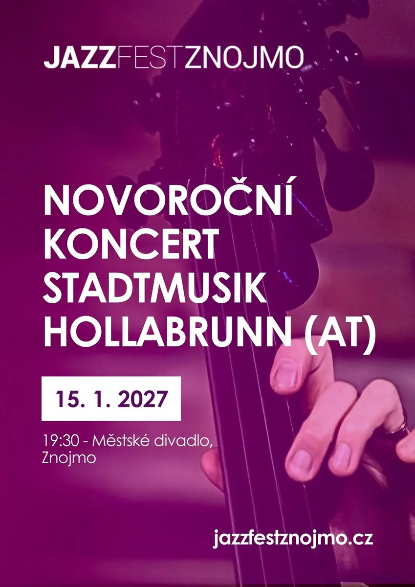 Novoroční koncert Stadtmusik Hollabrunn (AT) — Městské divadlo, Znojmo