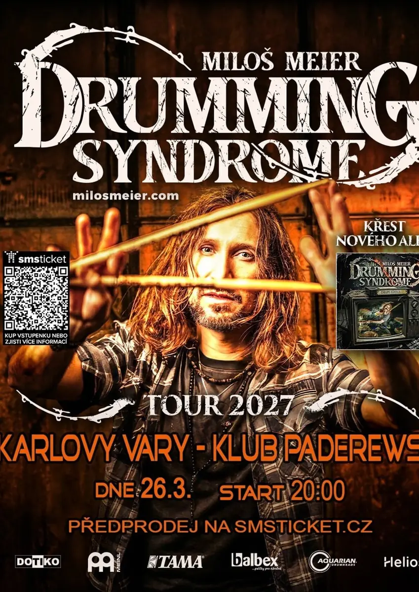 DRUMMING SYNDROME - Miloš Meier — Klub Paderewski, Karlovy Vary